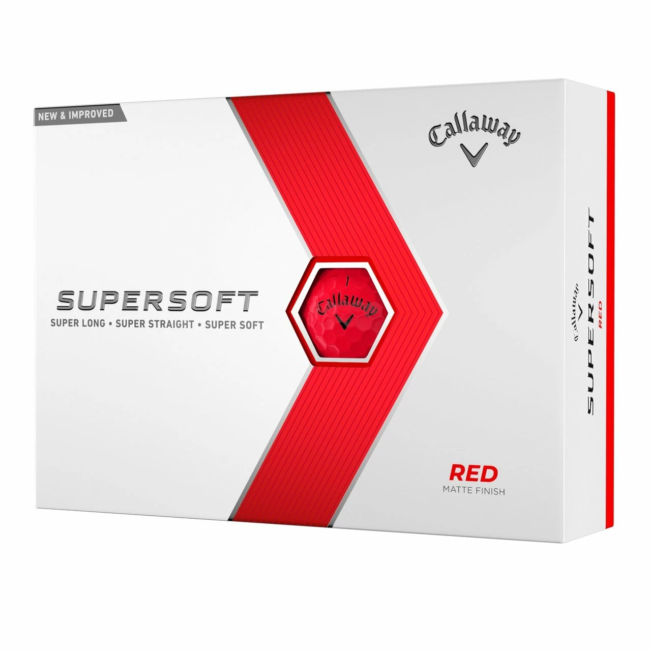 Callaway Supersoft Golf Balls | Red 1 Callaway Supersoft Golf Balls | Red