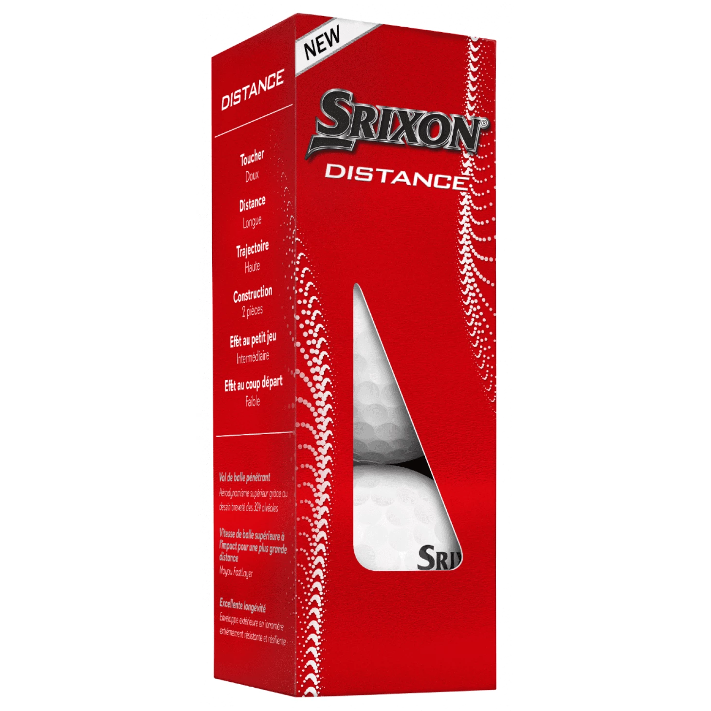 Srixon Distance Golf Balls | White 3 Srixon Distance Golf Balls | White - Image 3