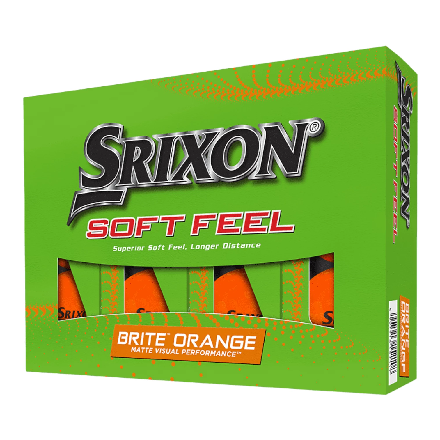 Srixon Soft Feel Brite Golf Balls | Orange 1 Srixon Soft Feel Brite Golf Balls | Orange