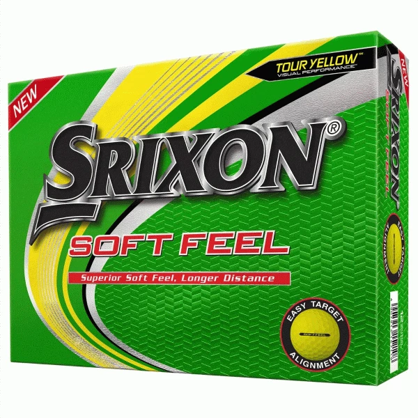 Srixon Soft Feel Golf Balls | Yellow 1 Srixon Soft Feel Golf Balls | Yellow