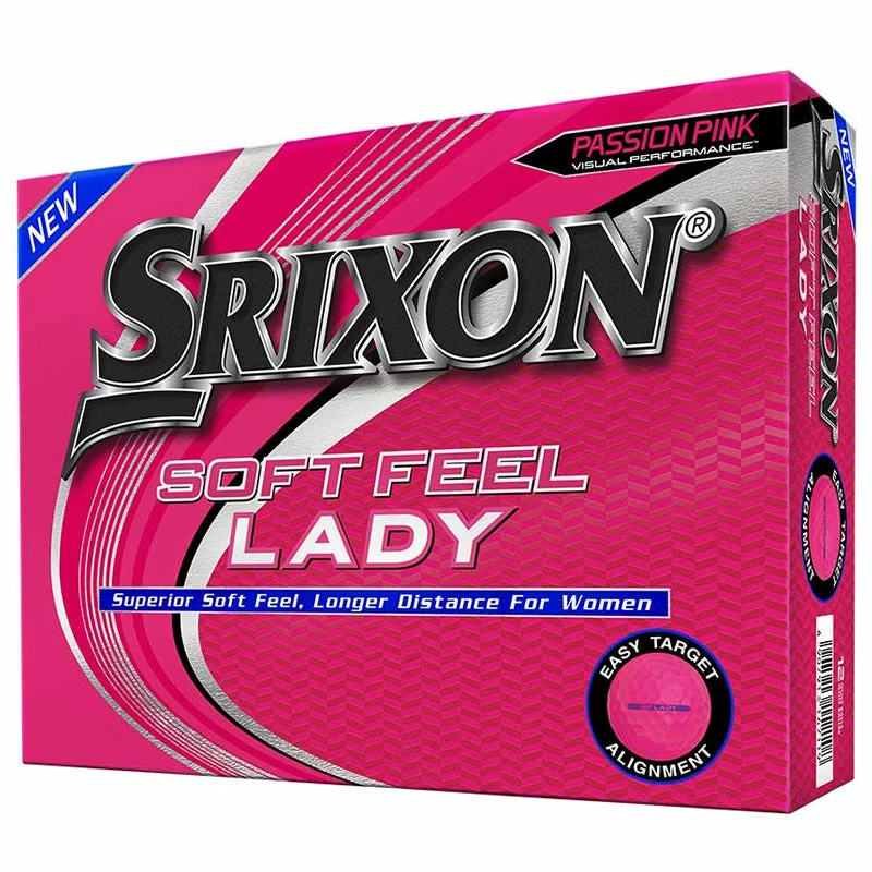 Srixon Soft Feel Lady Golf Balls | Pink 1 Srixon Soft Feel Lady Golf Balls | Pink