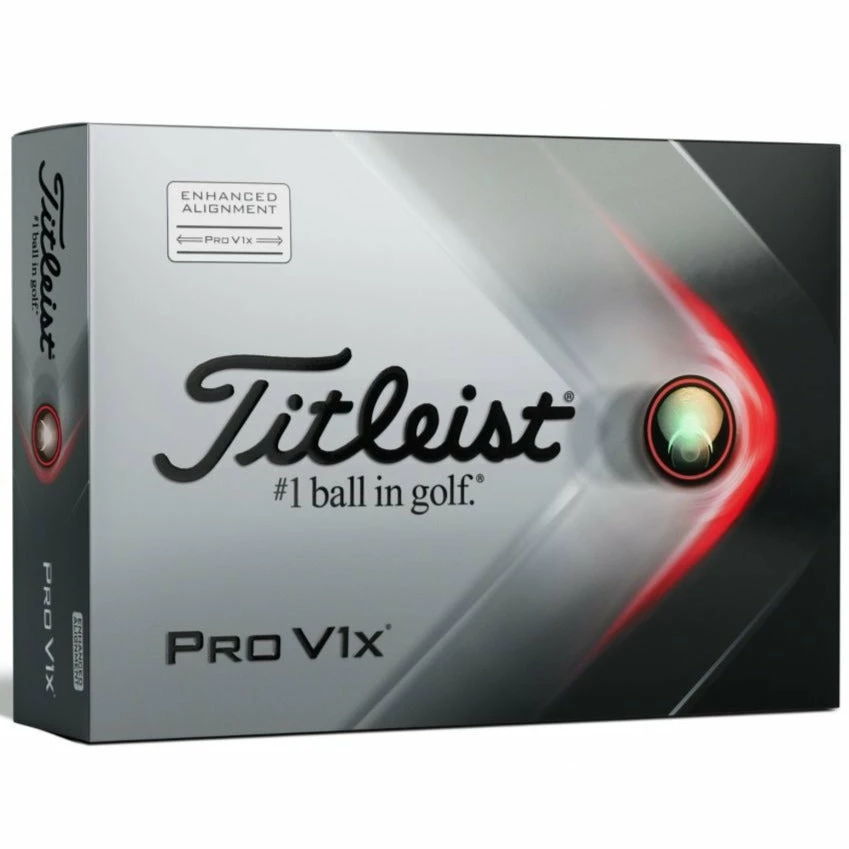 Titleist Pro V1x AIM Golf Balls | White 1 Titleist Pro V1x AIM Golf Balls | White