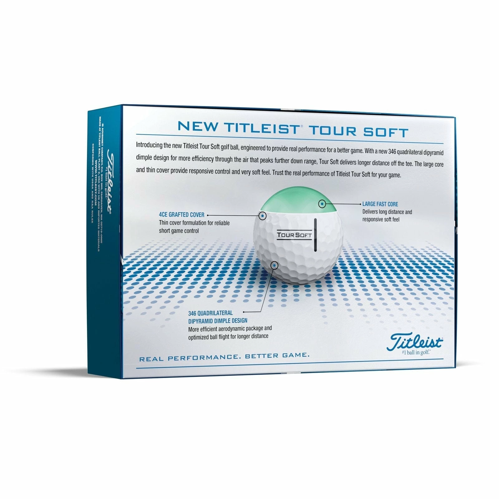 Titleist Tour Soft Golf Balls | White 2 Titleist Tour Soft Golf Balls | White - Image 2