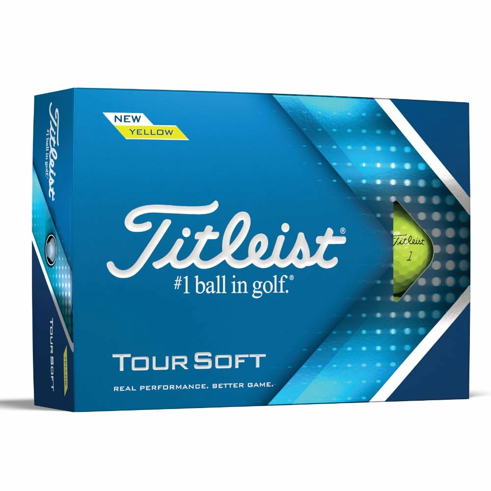 Titleist Tour Soft Golf Balls | Yellow 1 Titleist Tour Soft Golf Balls | Yellow