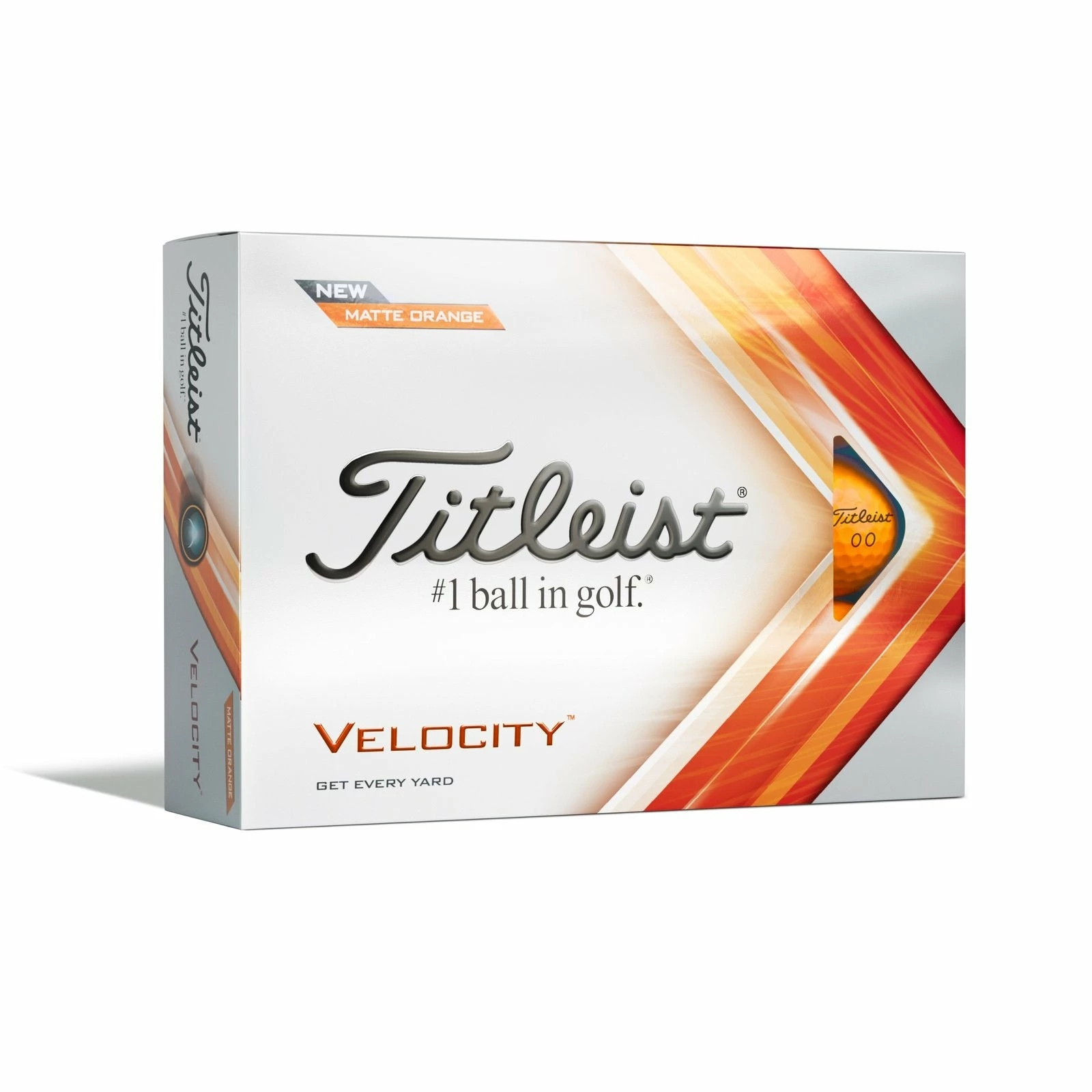 Titleist Velocity Golf Balls | Matte Orange 1 Titleist Velocity Golf Balls | Matte Orange