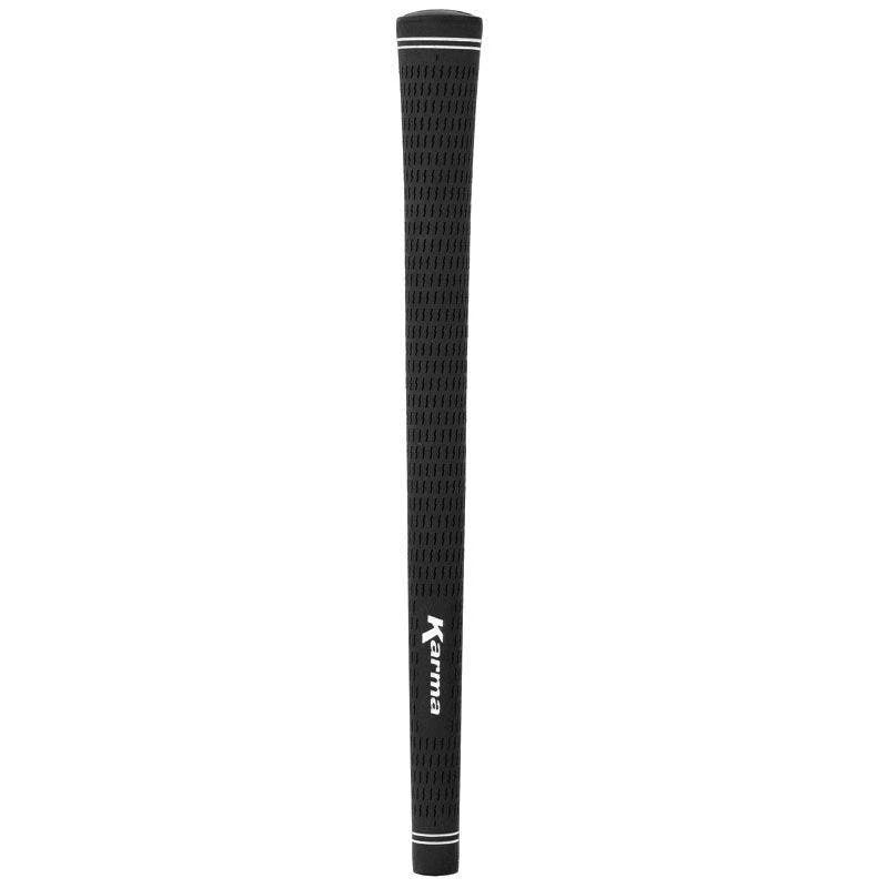 Karma Black/White Velvet Golf Grips 1 Karma Black/White Velvet Golf Grips