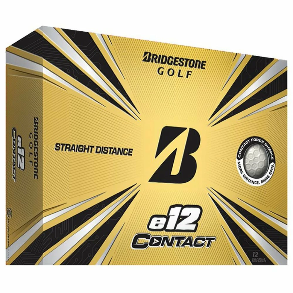 Bridgestone E12 Contact Golf Balls | White 1 Bridgestone E12 Contact Golf Balls | White